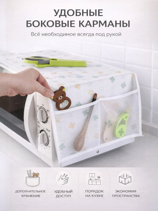 Чехол для микроволновки, чехол для микроволновой печи, защита от пыли, кухонный чехол