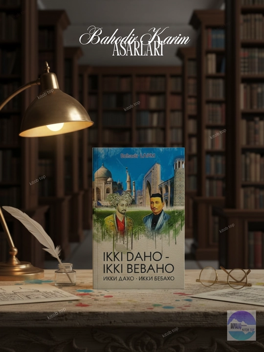 Bahodir Karim. Ikki daho - ikki bebaho. Kitob. O'zbek tilida. 2 xil alifboda