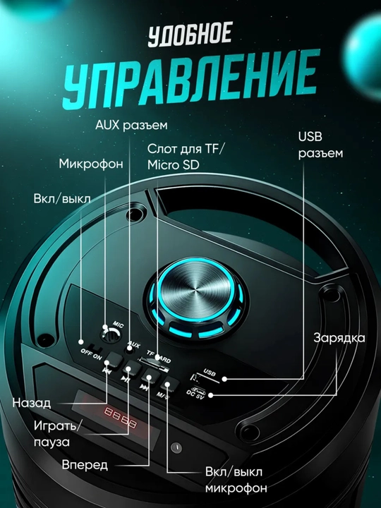 Karaoke Kolonka FM-radio ZQS 4239, 6212, 8170, 4273M, 4293, 10101, 4290, 8147, 8181, 6227