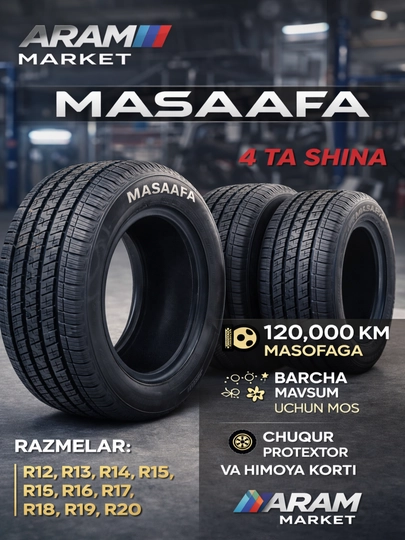 Автомобильные шины Masaafa, всесезонные — ALXOYR-MASAAFA4SET-0565r15-1шт