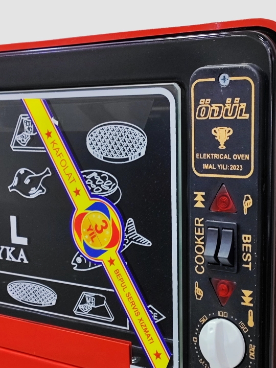 Elektr mini pechkasi, ODUL-1010, 36 litr, 3 yil xizmat