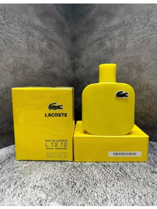 LACOSTE, JAUNE OPTIMISTIC, erkaklar uchun xashamatli va elegant ifor, 100 ml