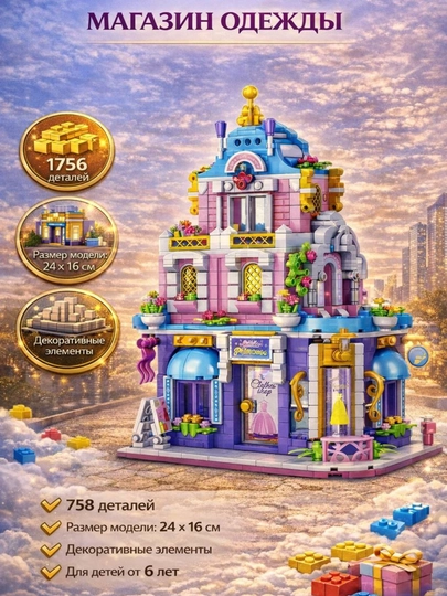 Конструктор LEGO для детей и взрослых, игрушка LEGO — BABY001-LEGONOW-ТЕМНРОЗ