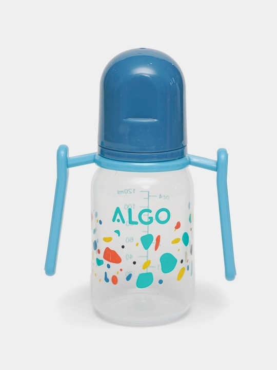 ALGO tutqichli bolalar ovqatlanish shishasi, 125 ml - 