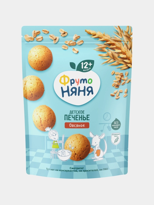 Bolalar pechenyesi FrutoNyana suli 120 g eriydigan - 