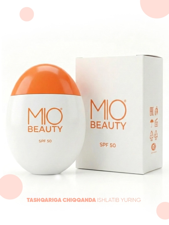 Quyoshdan himoyalovchi krem, SPF 50, MIO BEAUTY
