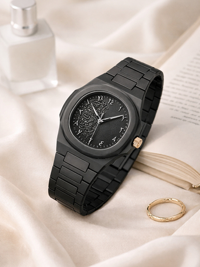 Aura Shadow Black – мужские часы, в стиле минимализм — VAQTWAT-25W0135-КРЕМОВ