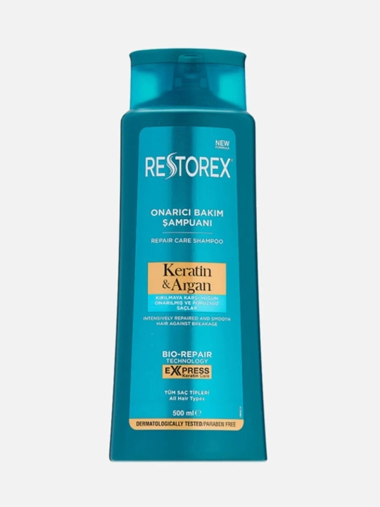 Шампунь с кератином и аргановым маслом Restorex