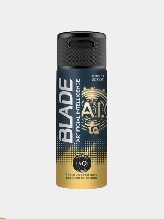 Дезодорант-спрей Blade A.I. 1.0 150 ml, мужской аэрозольный дезодорант - 