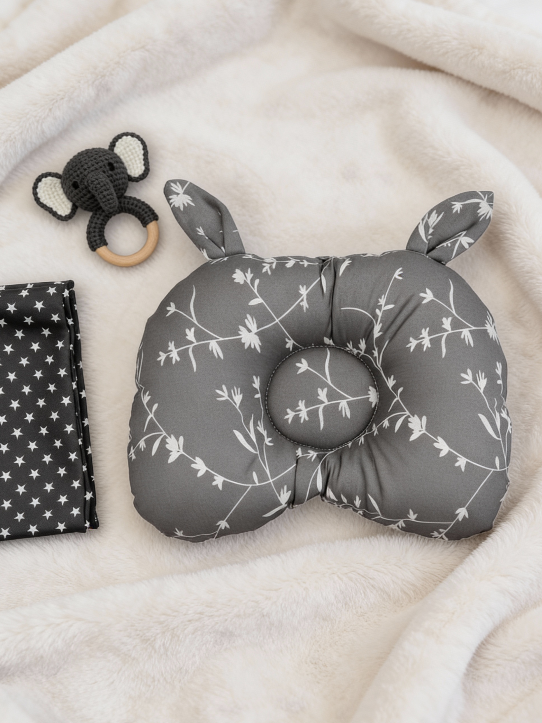 Ортопедическая подушка для новорожденных MYPILLOWUZ, анатомическая подушка бабочка для сна - 