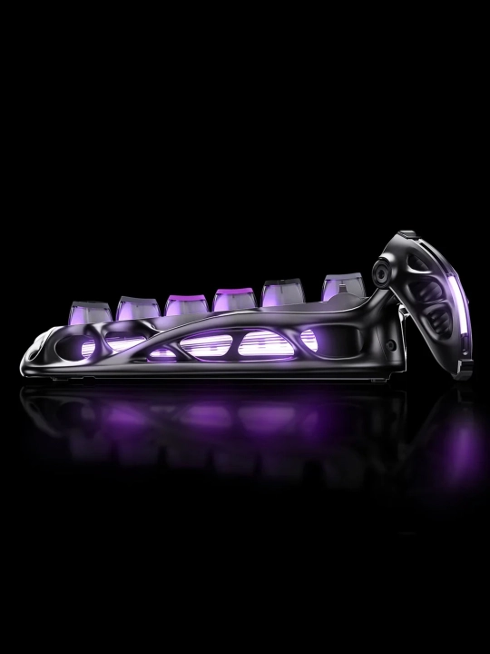 O'yin klaviaturasi GRAVASTAR Mercury K1 Pro Special Edition - Cyberpunk