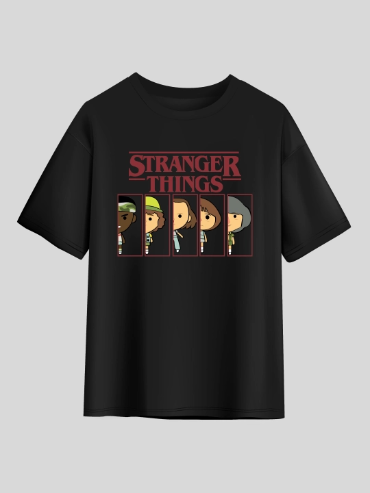 Очень странные дела (ОСД) - Stranger Things Футболка оверсайз - 