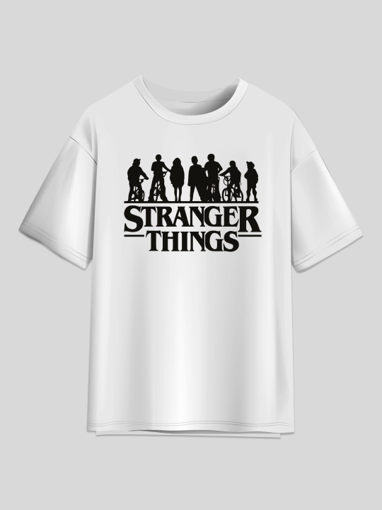 Очень странные дела (ОСД) - Stranger Things Футболка оверсайз - 