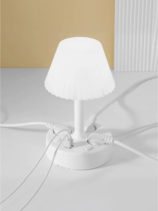 Rozetkali va USB / Type-C portli stol chirog‘i — Smart uzaytirgich 6 in 1