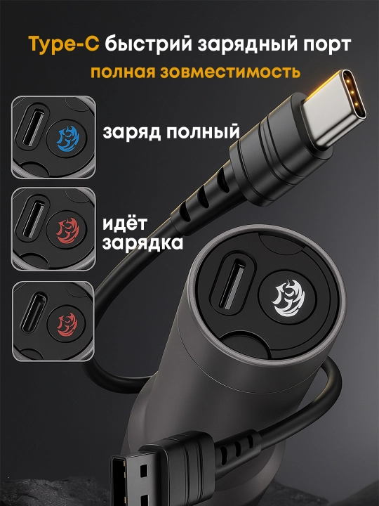 LED фонарь с телескопической фокусировкой, 2 режима