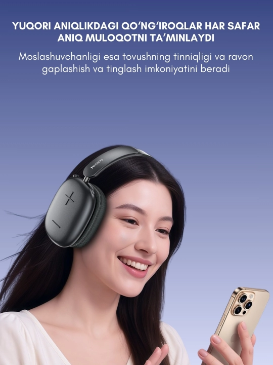Yesido EP10 simsiz Bluetooth va simli HiFi ovozli garnitura - Black-EP10