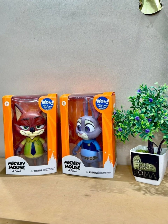 Зверополис, Zootopia, коллекционная мягкая фигурка-брелок - 