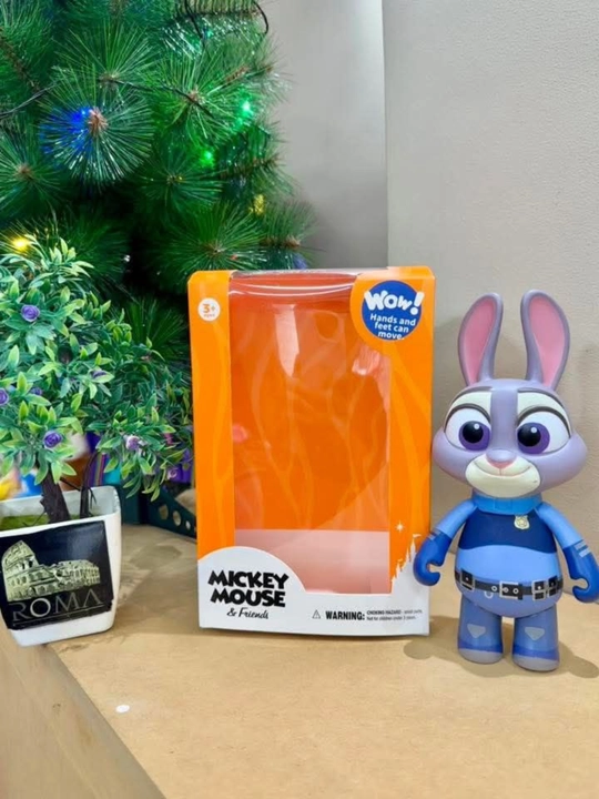 Zveropolis, Zootopia, kolleksiyali yumshoq brelok-figura