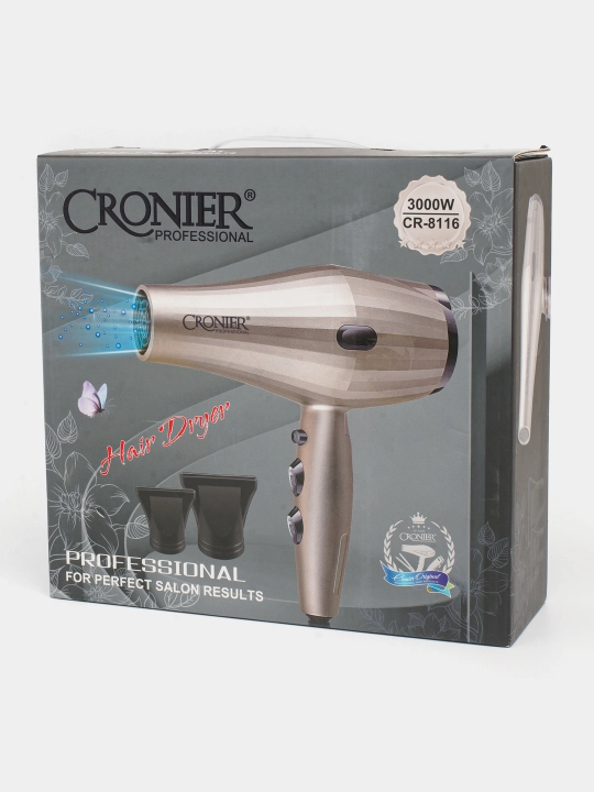 Профессиональный фен для сушки и укладки волос Cronier CR-8102, CR-7977, CR-8808, CR-8105