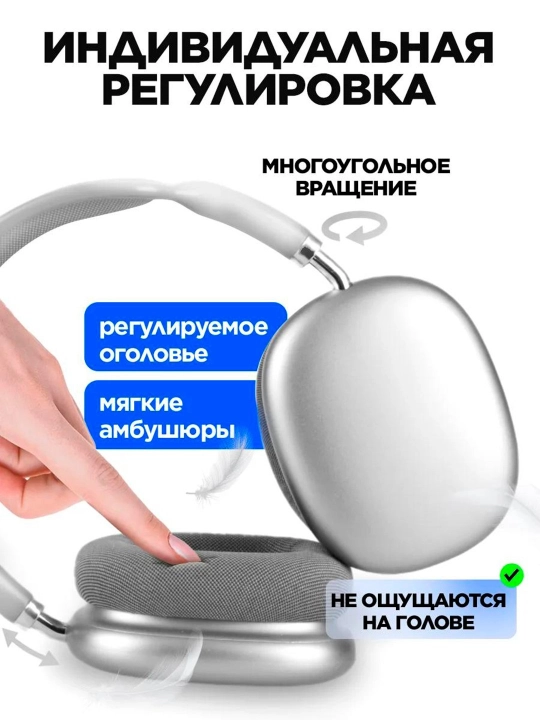 Bluetooth P9 — Simsiz naushniklar mikrofonli, uzoq ishlash - 