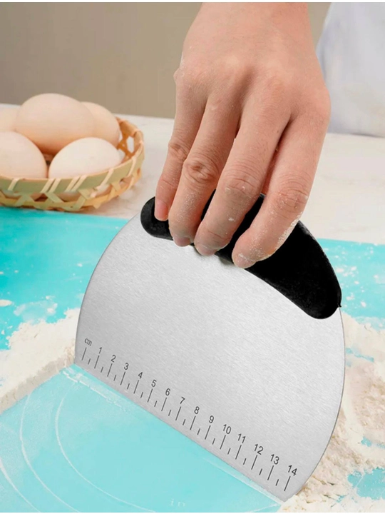 Konditerskiy spatula xamir pichoği, xamir kesgich, zanglamaydigan po‘lat