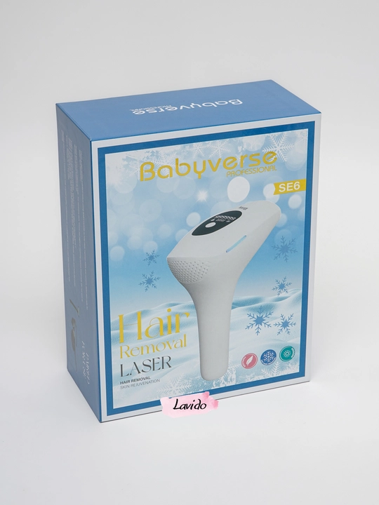 Babyverse lazerli fotoepilyatori, butun tana uchun sovutish effektiga ega epilyator