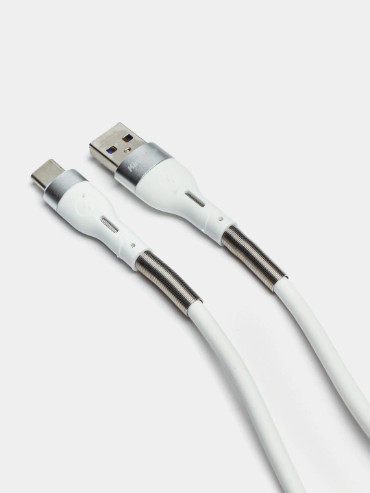 Type-C spiral kabel, tez zaryadlash, Redmi Samsung va Android uchun - 