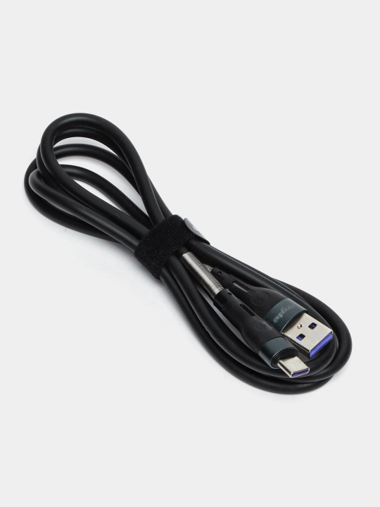 Type-C prujinali USB kabel — tez zaryad, Redmi/Samsung/Android uchun