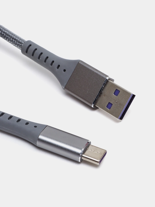Тросовый USB Type-C кабель — Быстрая зарядка для Redmi Samsung Android
