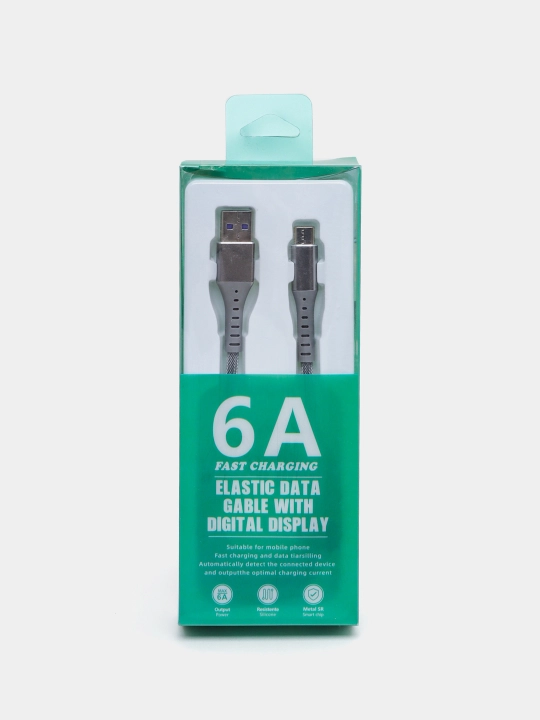 Тросовый USB Type-C кабель — Быстрая зарядка для Redmi Samsung Android - 