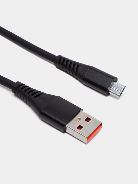 Оригинальный кабель Kingdko USB–Micro USB силикон, быстрая зарядка