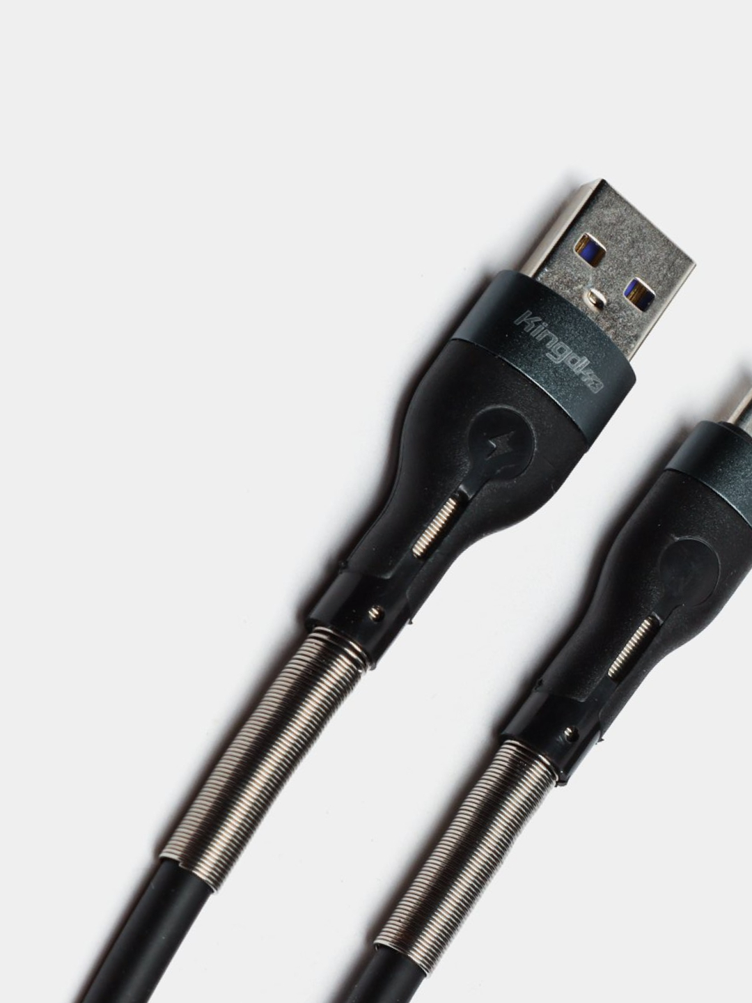 Prujinali Micro USB kabeli - Redmi, Samsung, Android uchun tezkor quvvatlash