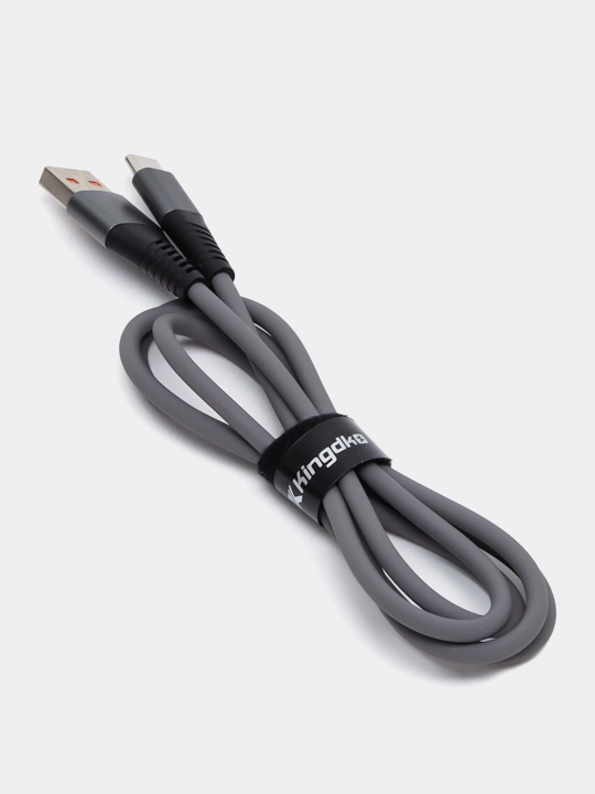Kingdko Type-C USB kabel silikon, tez zaryad, 1m - 
