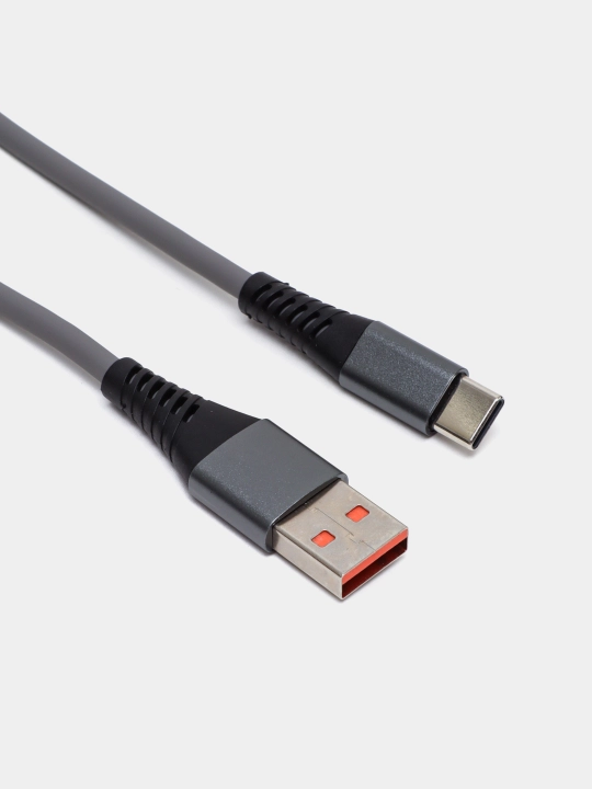 Kingdko Type-C USB kabel silikon, tez zaryad, 1m
