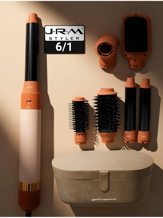 Soch quritgich fen Airwrap JRM styler, 6 tasi 1 da, avtomatik ployka va turmaklash