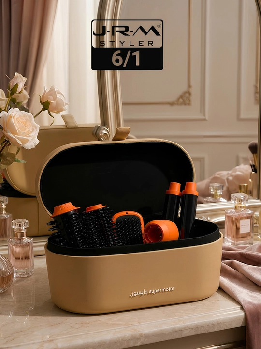 Soch quritgich fen Airwrap JRM styler, 6 tasi 1 da, avtomatik ployka va turmaklash