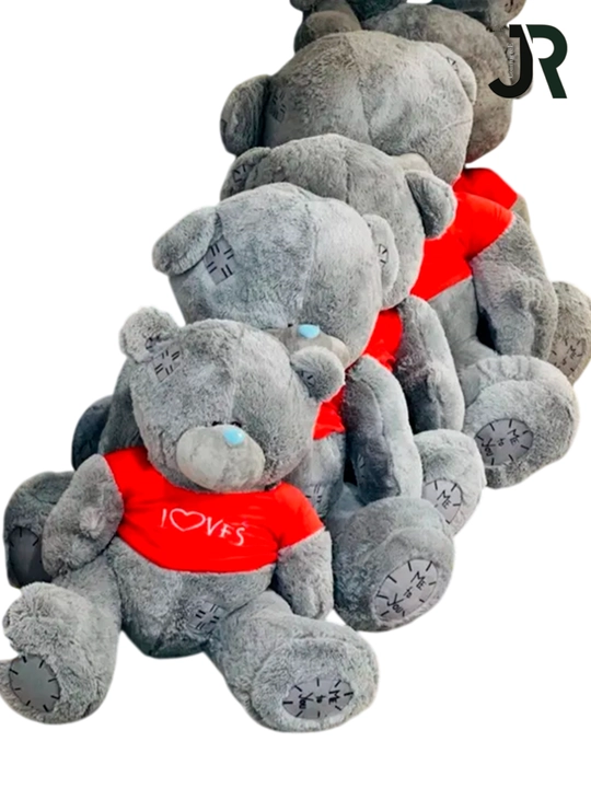 Yumshoq ayiqcha Teddy Bear, bolalar va kattalar uchun ulkan plyushli ayiq o'yinchoq