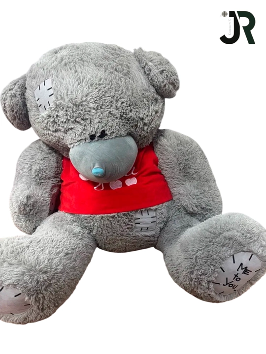 Yumshoq ayiqcha Teddy Bear, bolalar va kattalar uchun ulkan plyushli ayiq o'yinchoq
