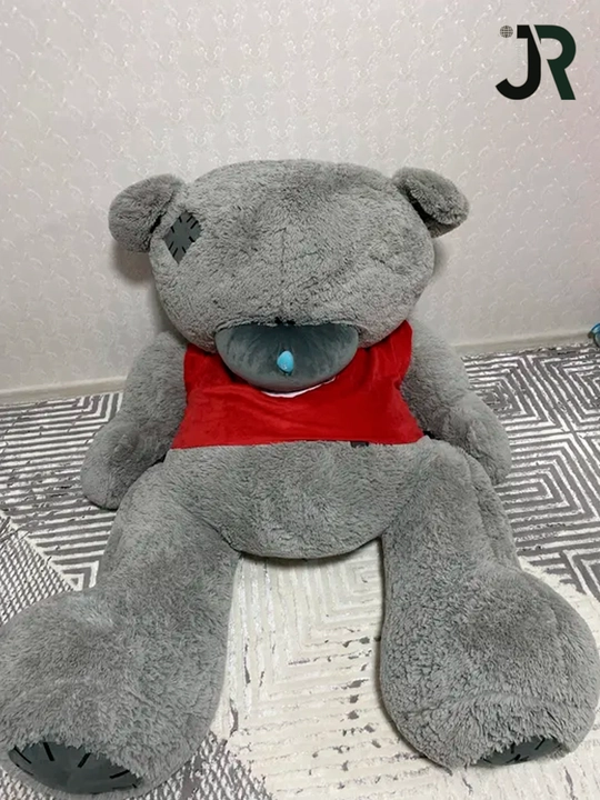 Yumshoq ayiqcha Teddy Bear, bolalar va kattalar uchun ulkan plyushli ayiq o'yinchoq