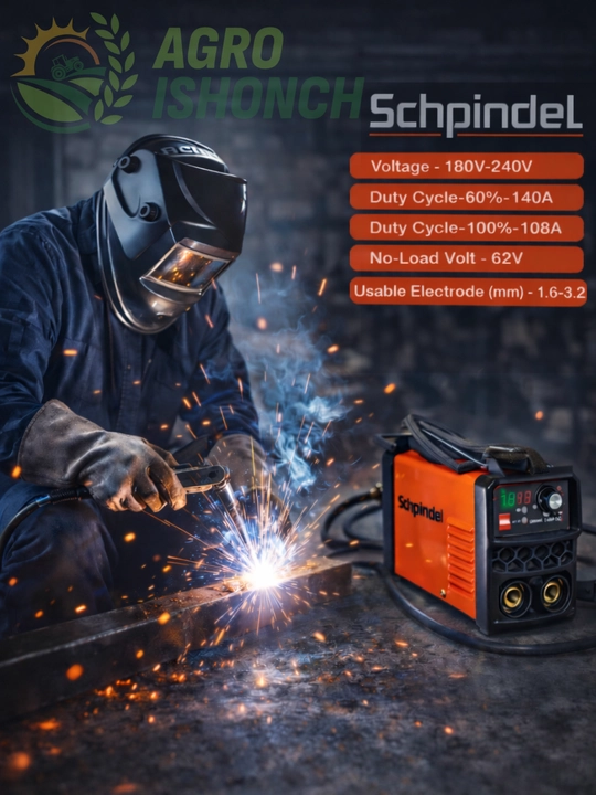 Инверторный сварочный аппарат Schpindel MMA 180–240В, 140А, 1.6–3.2 мм - 