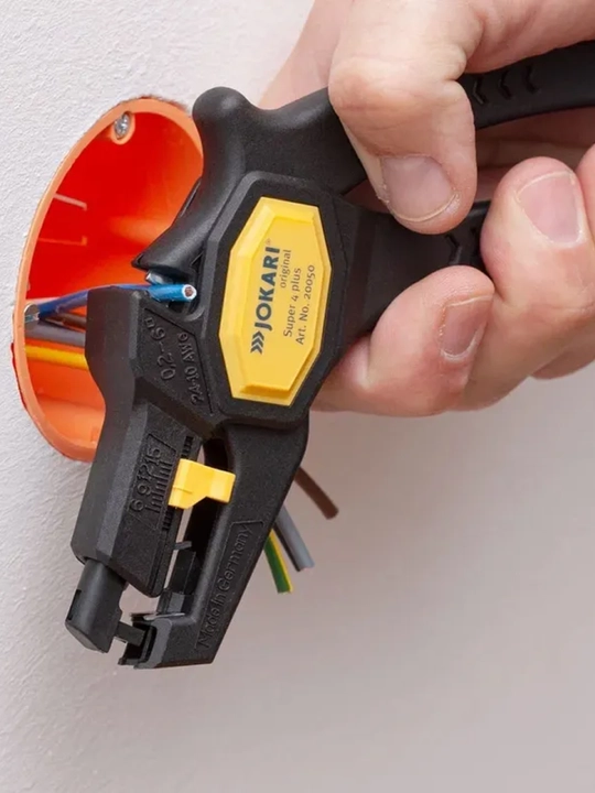 Клещи эргономические для снятия изоляции JOKARI Super 4 plus 0.2-6мм² 20050