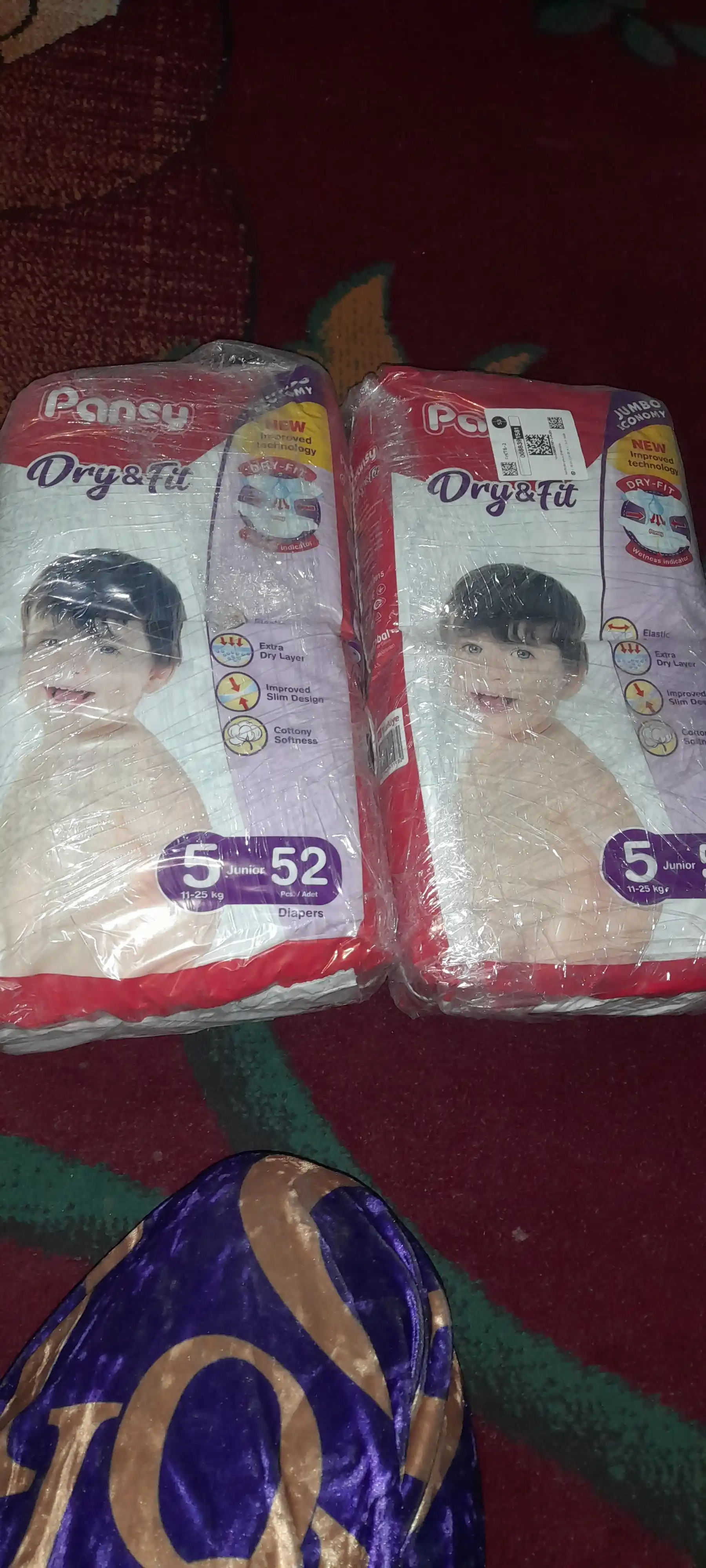 Tagliklar Pansy Jumbo Junior, №5, 11-25 kg, 52 dona