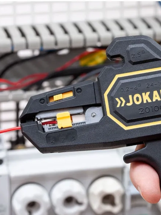 Клещи эргономические для снятия изоляции JOKARI Secura 2K 0.2-6мм² 20100