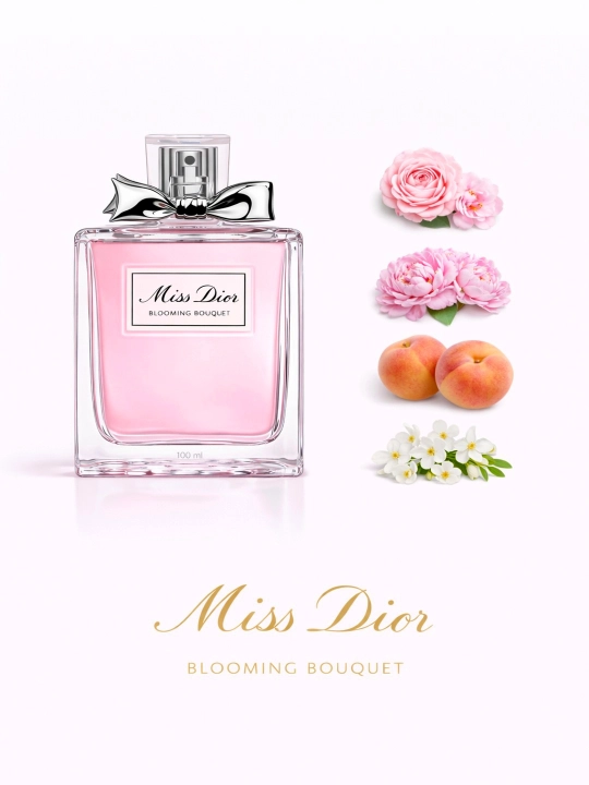 Miss Diorr Blooming Bouquet, Ayollar uchun xushbo'ylangan suv 100 ml - 