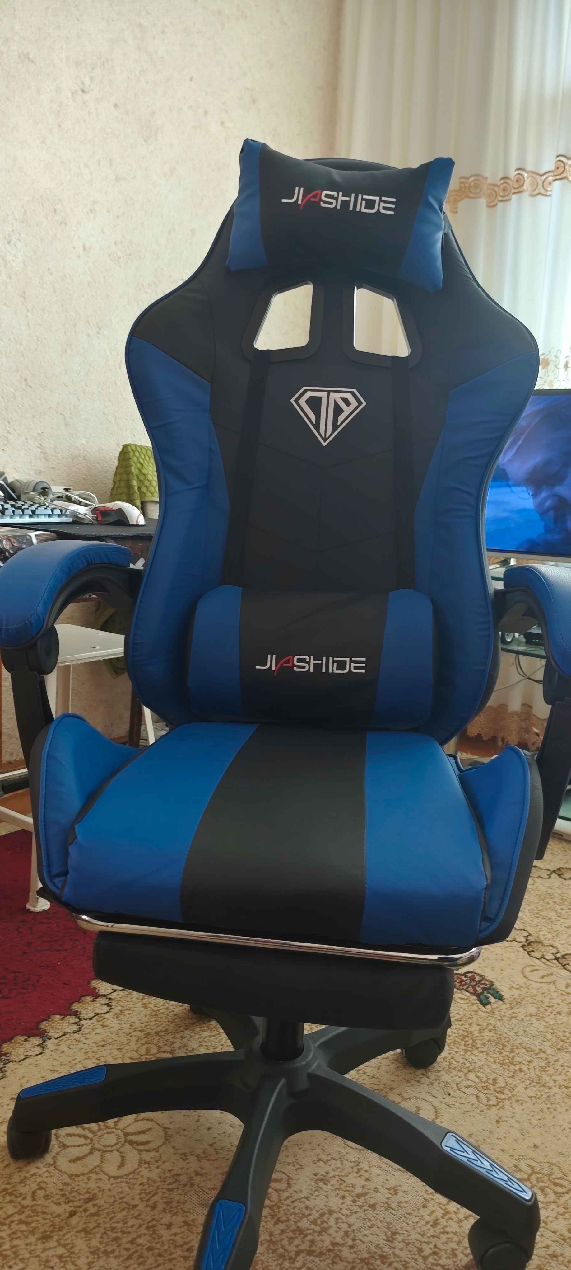Professional o‘yin kreslosi geymerlar uchun, kompyuter, kibersport uchun mos