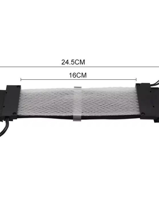 Kompyuter PSU va anakart uchun 24-pinli RGB ish stoli uzatma kabeli