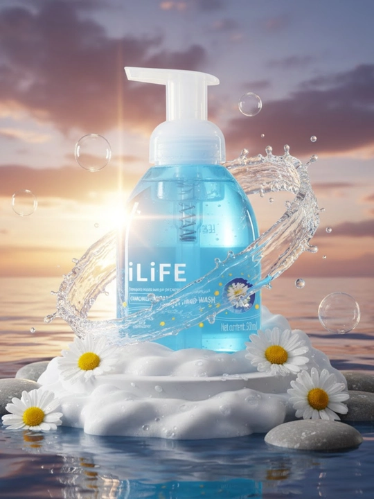 Жидкое мыло для рук с пенкой ILiFE, мягкая чистка и увлажнение Foaming Hand Wash