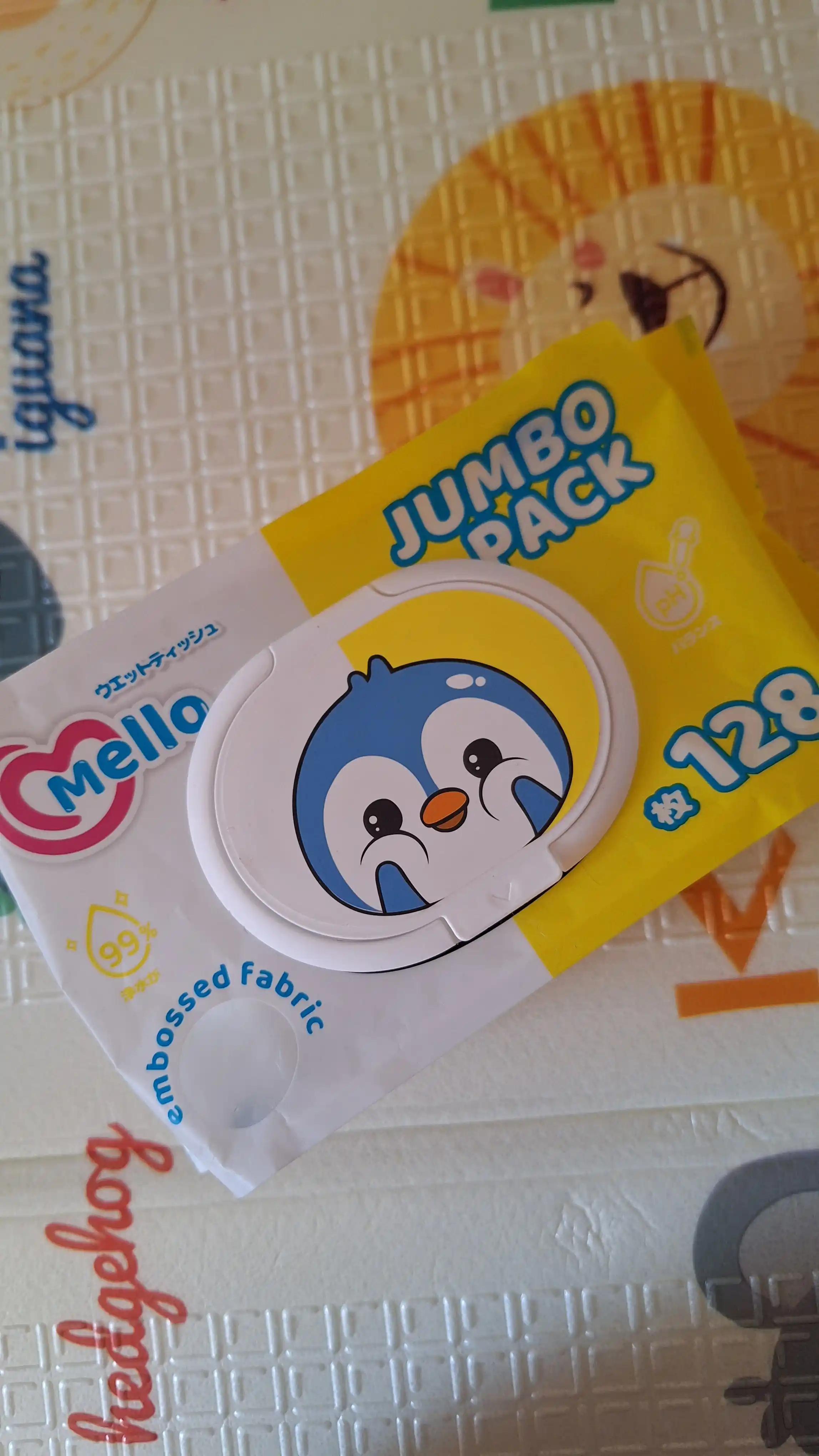 Gigienik nam salfetkalar Mello, 128 dona