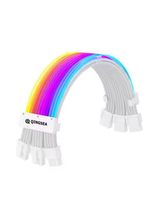 RGB кабели-удлинители питания для ПК 24 pin / 8 pin / 6+2 pin