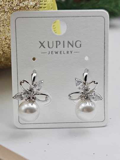 Серьги для девочек и женщин, Xuping — 1001PRT-SILVERXUPING-CЕРМЕЛ